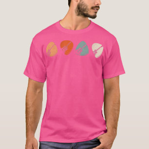 gitaarpluk shirtretro  gitarist en muziek t-shirt