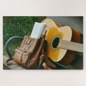 gitaarpuzzel parkeren legpuzzel (Horizontaal)