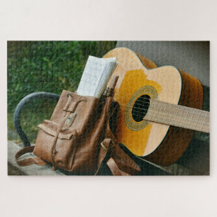 gitaarpuzzel parkeren legpuzzel