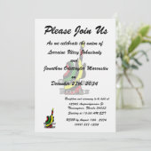 gitaarraketten rasta-tekst die elektriciteit tegen kaart (Staand voorkant)