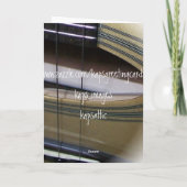 Gitaarsnaren Happy Birthday Kaart (Achterkant)