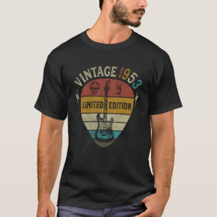 Gitaarspeler 70ste verjaardag Best of 1953 T-shirt