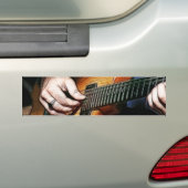 gitaarspeler bumpersticker (Op auto)