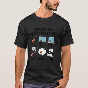 gitaarspeler dingen doen in vrije tijd gitaren git t-shirt