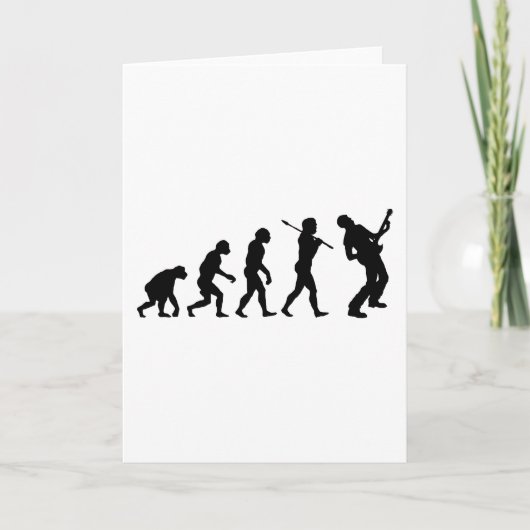 gitaarspeler kaart (Voorkant)