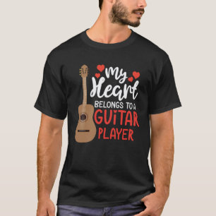 Gitaarspeler Kleding Muzikant voor Hem Haar Valent T-shirt