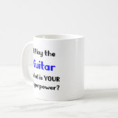Gitaarspeler Koffie mok (Voorkant links)