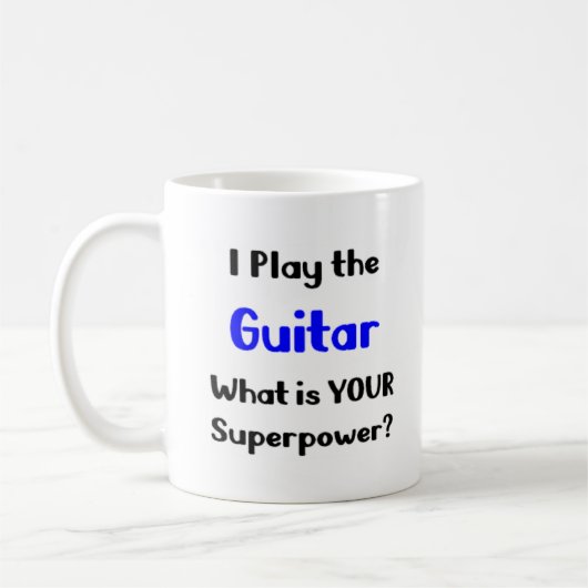 Gitaarspeler Koffie mok (Links)