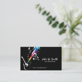 gitaarspeler/leraar Visitekaartje (Staand voorkant)