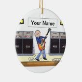 Gitaarspeler - Mannelijk Keramisch Ornament (Rechts)