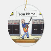 Gitaarspeler - Mannelijk Keramisch Ornament (Links)