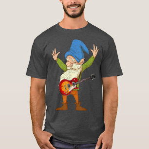 Gitaarspeler Muzikant Gitarist Muziek Kabouter Nor T-shirt