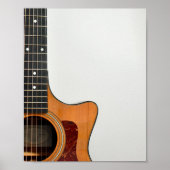 gitaarspeler poster (Voorkant)