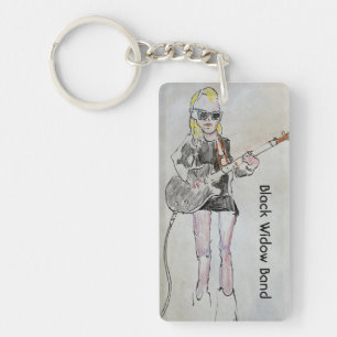 Gitaarspeler Sleutelhanger