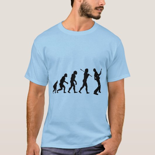 gitaarspeler t-shirt (Voorkant)