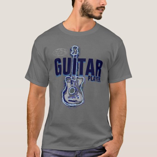 gitaarspeler t-shirt (Voorkant)