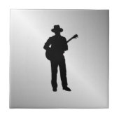 gitaarspeler tegeltje (Voorkant)