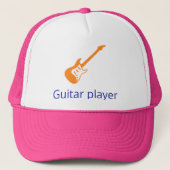 gitaarspeler trucker pet (Voorkant)
