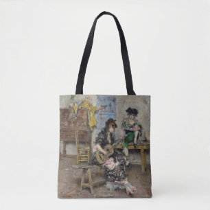 Gitaarspeler van Giovanni Boldini Tote Bag