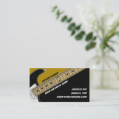 gitaarspeler visitekaartje (Staand voorkant)