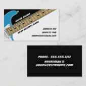 gitaarspeler visitekaartje (Voorkant / Achterkant)