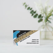 gitaarspeler visitekaartje (Staand voorkant)