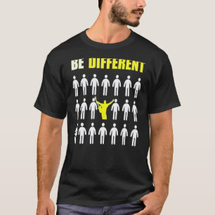 Gitaarspeler Wees Anders Inspiratie T-shirt