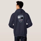 Gitaarspelers Rock Music Pick Hoodie (Achterkant volledig)