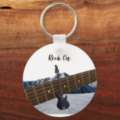 gitaarspelers sleutelhanger (Voorkant)
