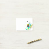 gitaarspleetspat post-it® notes (Op bureau)