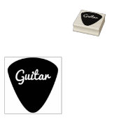 gitaarstempel rubberstempel (Gestempeld)