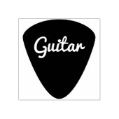 gitaarstempel rubberstempel (Afrduk)