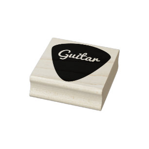 gitaarstempel rubberstempel