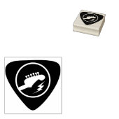 gitaarstempel rubberstempel (Gestempeld)