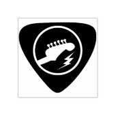 gitaarstempel rubberstempel (Afrduk)