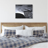 gitaarstrengen canvas afdruk (Insitu (Slaapkamer))