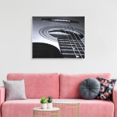 gitaarstrengen canvas afdruk (Insitu (Woonkamer))