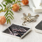 gitaarstrengen in hoogwaardig Sleutelhanger op led (Zijkant)