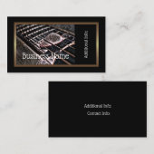 gitaarstrengen in Visitekaartje 4 (Voorkant / Achterkant)