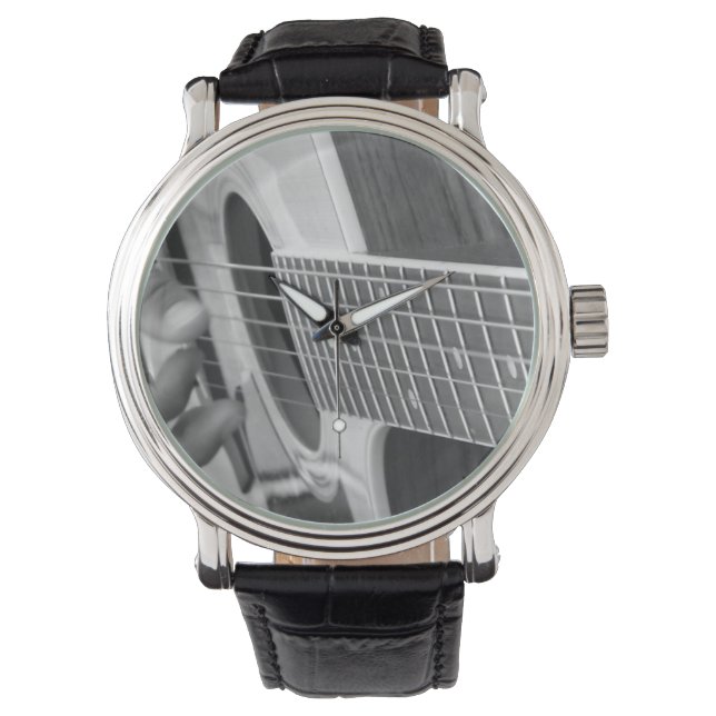 Gitaartijd Horloge (Voorkant)