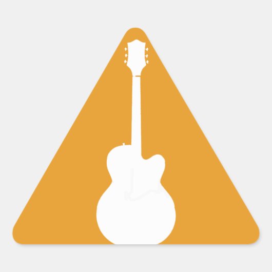 gitaarvector sticker (Voorkant)