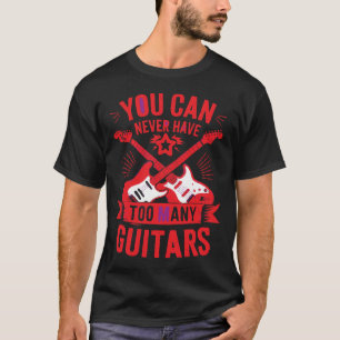 Gitaarverslaving - Grappig T-shirt voor zessnarige