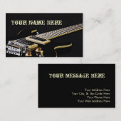 gitaarVisitekaartjes Visitekaartje (Voorkant / Achterkant)