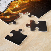 gitaarvlammen legpuzzel (Zijkant)