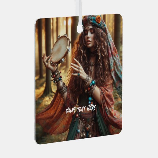 Gitana Metalen Ornament (Voorkant Rechts)