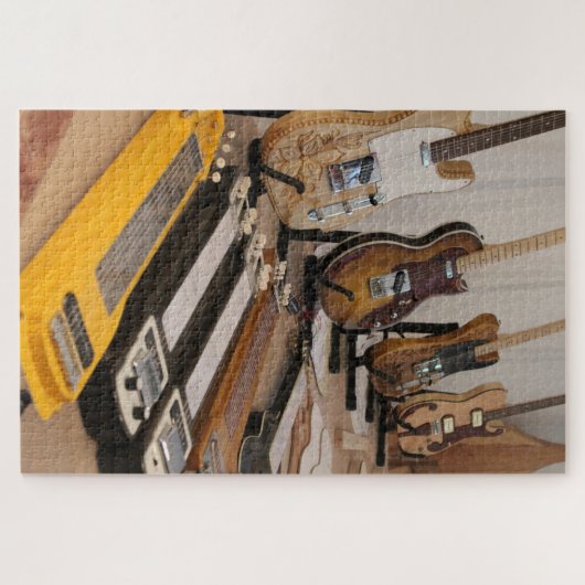 Gitar gear-puzzel legpuzzel (Horizontaal)