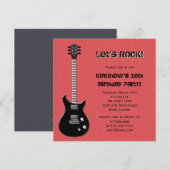 Gitar Rockster Kaart (Voorkant / Achterkant)