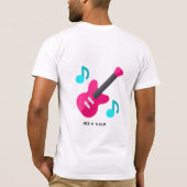 Gitar T-shirt (Achterkant)