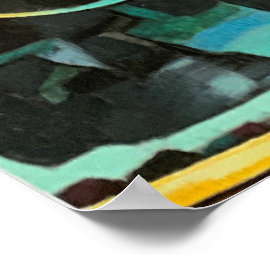 Gitardruk Poster (Hoek)