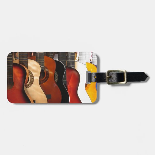 gitaren bagagelabel (Voorkant horizontaal)